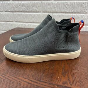 Rothy's The Chelsea Boot Women's 9 High Top Sneaker Retired Fog Melange Gray